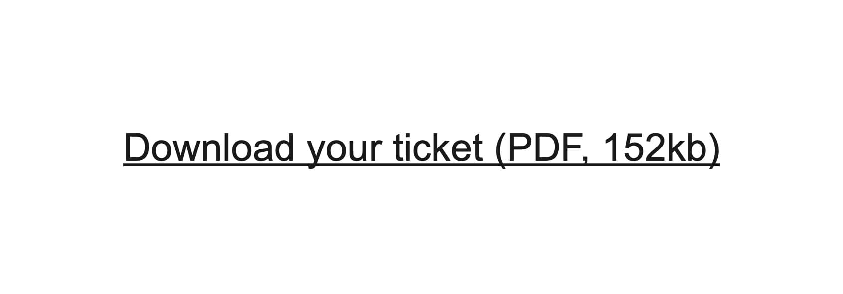 Clearly indicate what will be downloaded, including the file type and size.